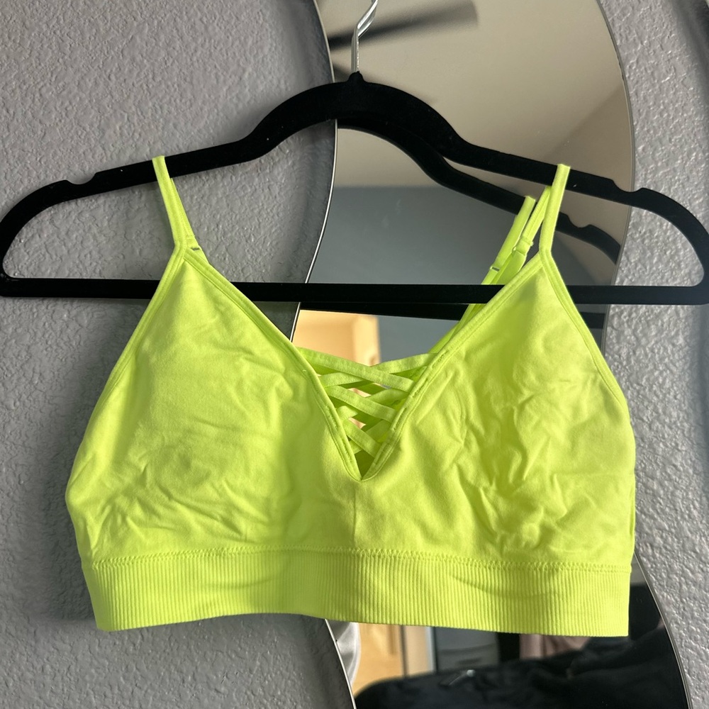 No Boundaries Neon Yellow Bralette